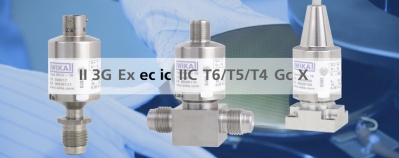 Transductor de presión UHP: marcado de protección Ex
